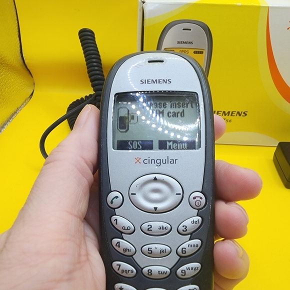 Cingular AT&T Siemens  CT56 Cellular Phone Working w Chargers & Box Vintage - Picture 2 of 6